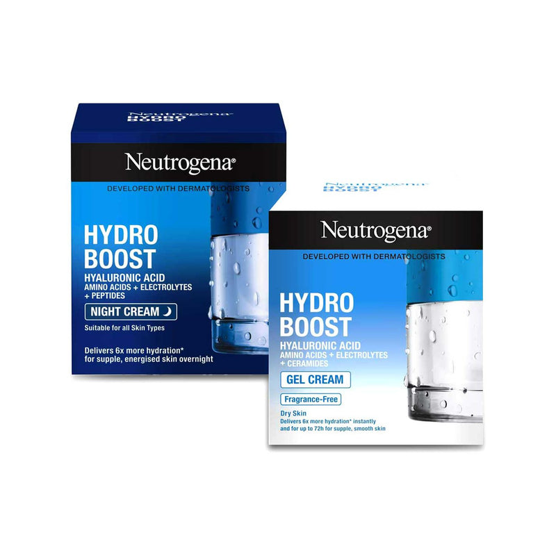 Neutrogena Hydro Boost Day Night Cream Bundle, imported from the UK