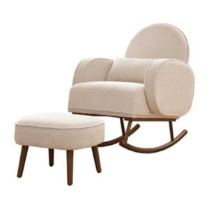 Tutti Bambini Micah Vuggende Stol Boucle Fresh Cream
