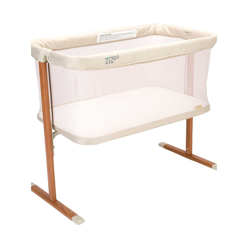 Tutti Bambini ZiZee Essential Crib Scandinavian Walnut Ecru (British brand)