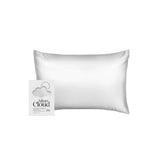 Silver Cloud silver satin pillowcase 50 x 75cm (British brand)
