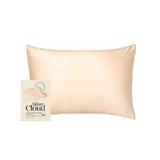 Silver Cloud Caramel Satin Pillowcase 50 x 75 cm (British brand)