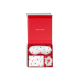 Boots Silver Cloud Heart Print Satin Gift Set with Pillowcase 50x75 cm, Eye Mask and Scrunchie- Buy online at McGrocer
