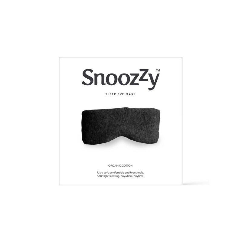 SnoozZy Cotton Eye Mask Dark Grey (British brand)