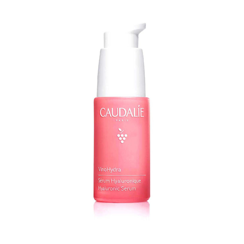 Caudalie VinoHydra Hyaluronic Acid Face Serum 30ml bottle packaging, UK version