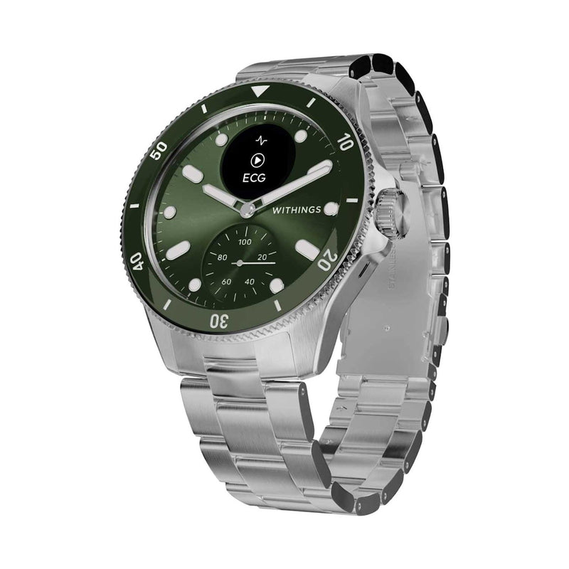 Withings Scanwatch Nova Green luxury smartwatch - British product