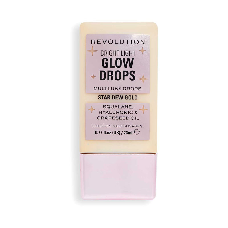 Revolution glow drops golden star dew 23ml, imported from the UK