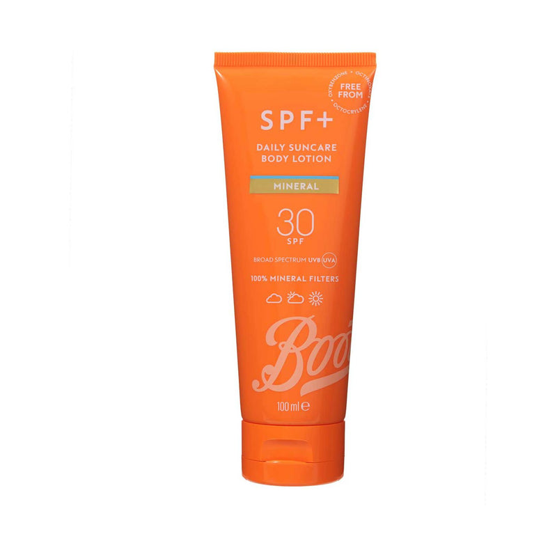 Boots sunscreen body lotion SPF30 100ml (British brand)