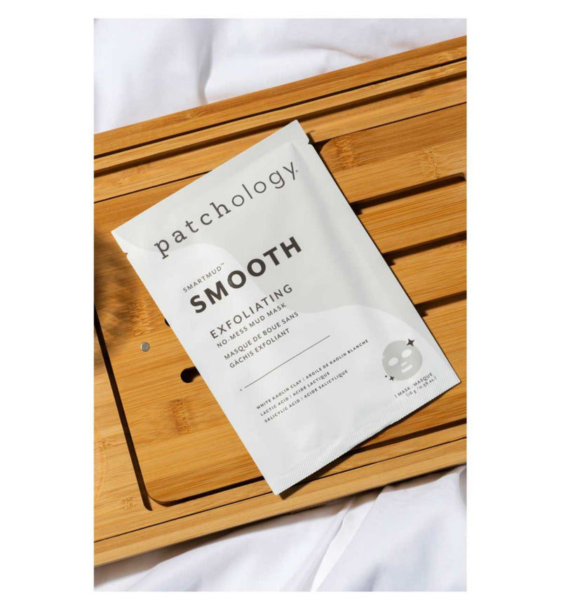 Patchology SmartMud Smooth Exfoliating Mud Mask Single, imported from the UK