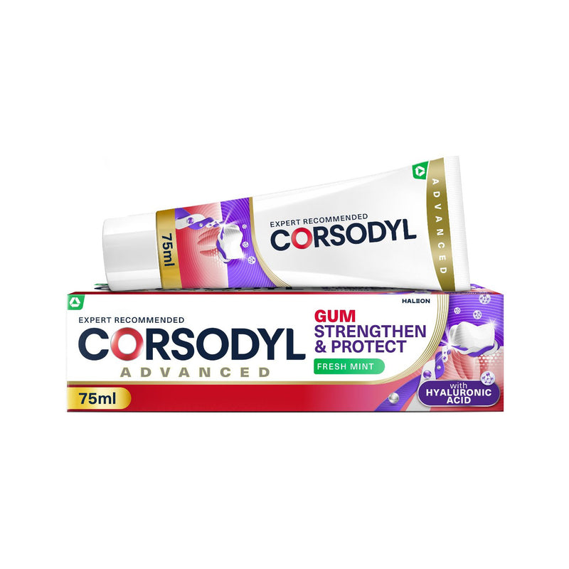 Corsodyl Gum Strengthen & Protect toothpaste Fresh Mint 75ml - British product