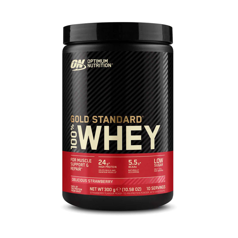 Optimum Nutrition Gold Standard Whey Protein Strawberry 300g, imported from the UK