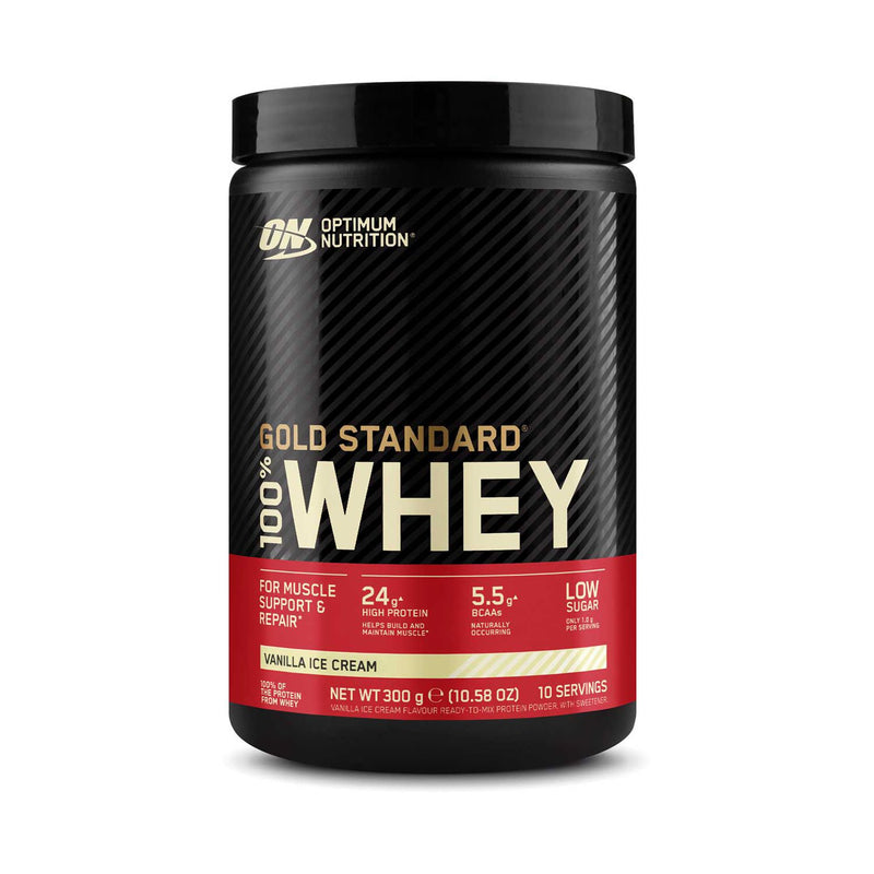 Optimum Nutrition Whey Protein Powder Vanilla Ice Cream 300g, imported from the UK