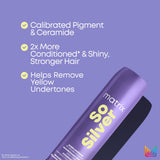 Matrix So Silver purple toning conditioner 300ml, imported from the UK
