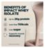 Myprotein Impact Whey Isolate Salted Caramel 480g, imported from the UK