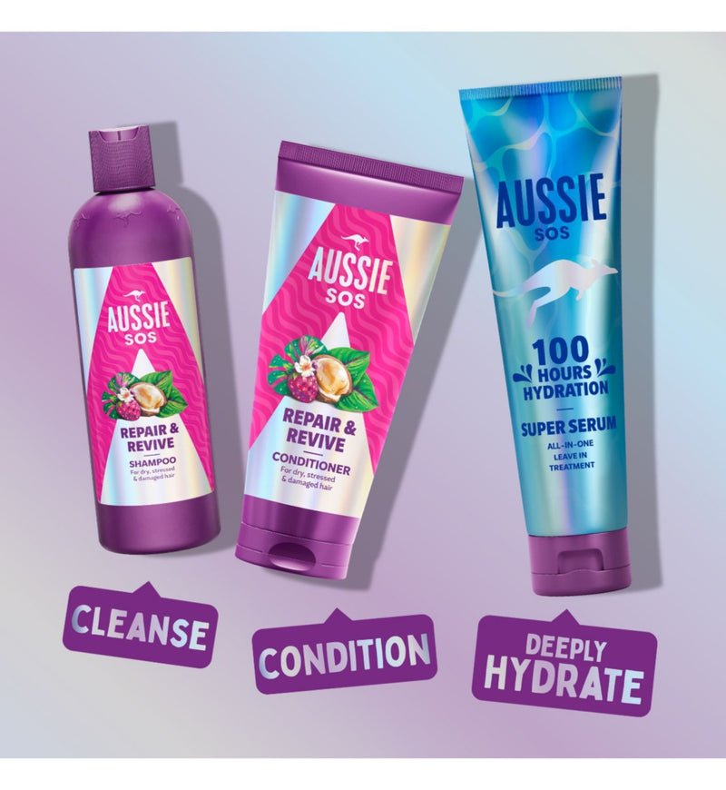 Aussie SOS Repair & Revive Shampoo 300ml - British product