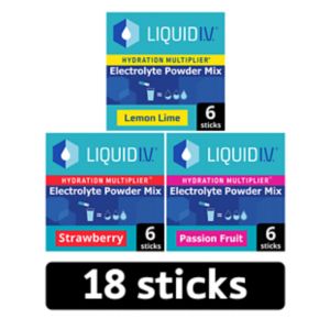 Boots Liquid I.V. Hydration Multiplier Electrolyte Powder Mix عبوة متنوعة 18 كيسًا - اشتري عبر الإنترنت من McGrocer