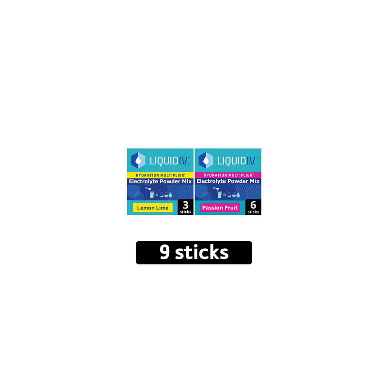Liquid I.V. Hydration mix Lime Passionfruit 9 sachets, UK version