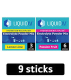 Liquid I.V. Hydration mix Lime Passionfruit 9 sachets, UK version