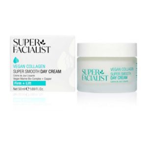 Super Facialist Vegan Collagen Day Cream Super Smooth 50ml (British brand)