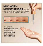 Garnier Glow & Protect bundle self-tan drops and SPF fluid, UK version