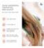 Manta white hairbrush designed for fragile hair, imported from the UK