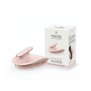 Boots Manta Gentle Hairbrush Pink for Fragile Hair- Buy online at McGrocer