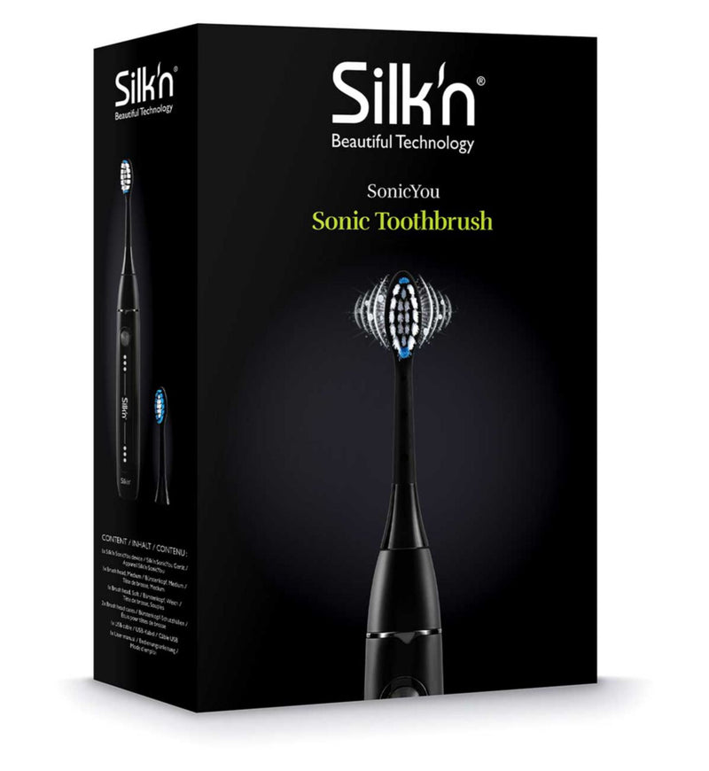 Silk'n electric toothbrush SonicYou Black, imported from the UK