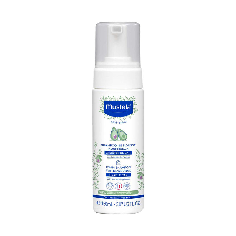 Mustela Foam Shampoo for Newborns 150ml, imported from the UK
