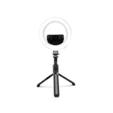 Boots Rio GlamourGlow Vlogging Pro Rechargeable Ring Light with Tripod and Selfie Stick (16cm)- Buy online at McGrocer