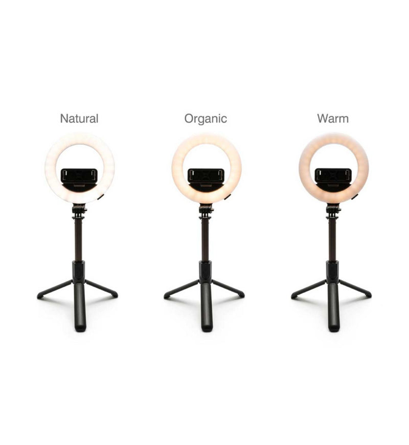 Rio GlamourGlow vlogging ring light (British brand)