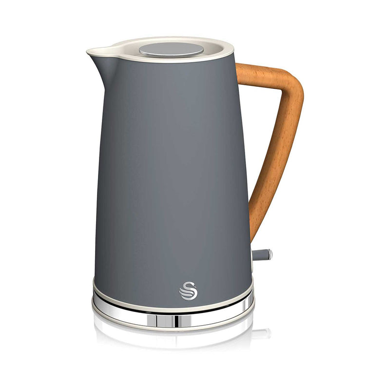 Swan Nordic Grey electric kettle 1.7L (British brand)