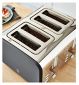 Swan 4 Slice Nordic Style Toaster - Grey