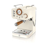 Swan Nordic espresso coffee machine white - British product