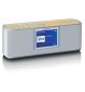 Lenco Portable DAB Bluetooth Speaker Wireless Rechargeable Grey White, UK version