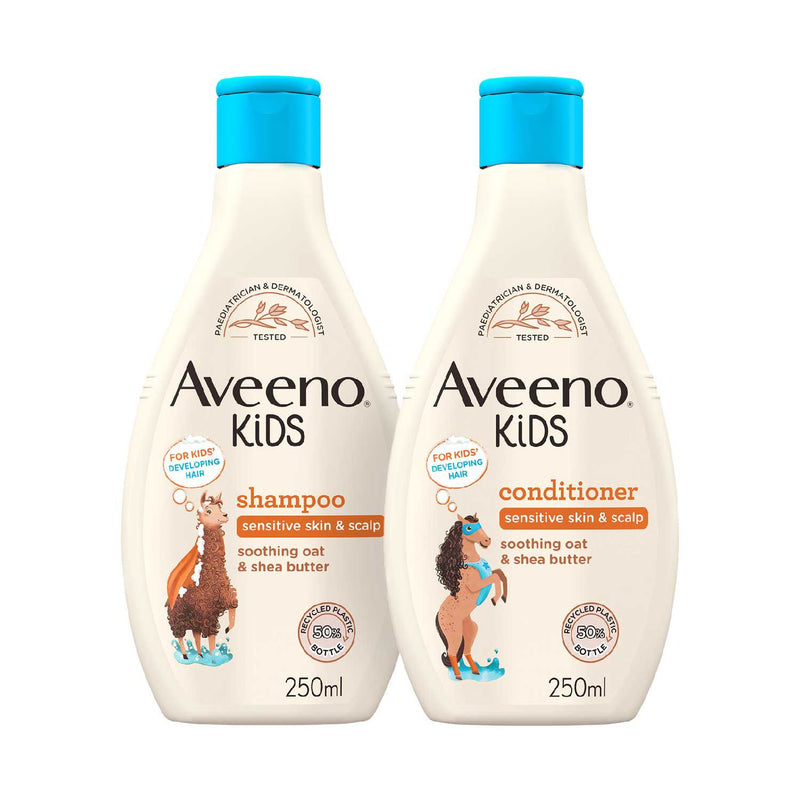 Aveeno Kids haircare bundle 250ml bottles - British product