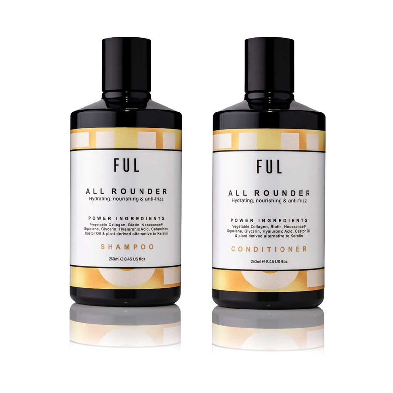 FUL All Rounder shampoo and conditioner bundle, imported from the UK