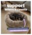 Silentnight Calming Donut Pet Bed (British brand)