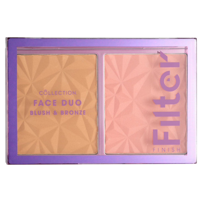 Collection Filter Finish Face Duo Blush & Bronze compact - British product