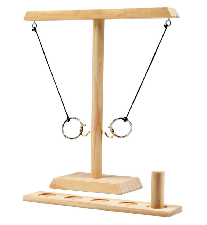Winning ring toss drinking game (British brand)