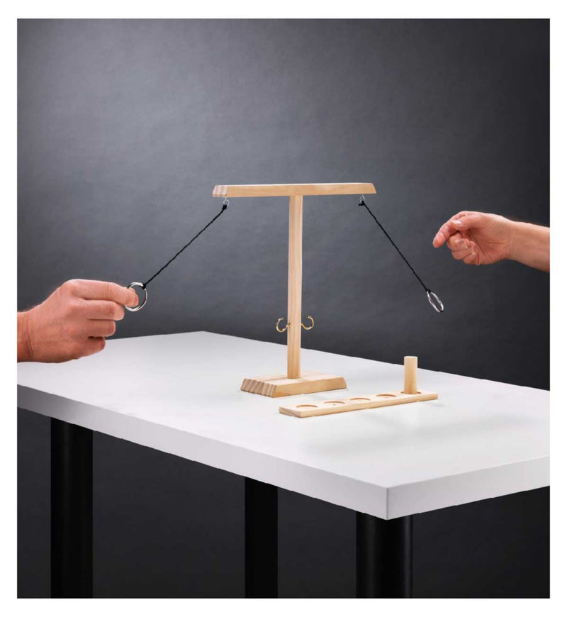 Winning ring toss drinking game (British brand)