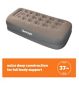 Silentnight Flocked Electric Pump Airbed Grey Single (British brand)