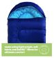 Silentnight SoftFill adult sleeping bag blue colour (British brand)