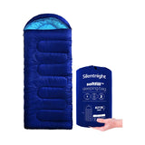 Silentnight SoftFill adult sleeping bag blue colour (British brand)