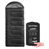 Silentnight Softfill Schlafsack für Erwachsene, Schwarz