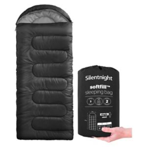 Sac de couchage Silentnight Softfill pour adulte Noir