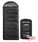 Silentnight SoftFill Adult Sleeping Bag - Black