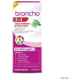 Boots Broncho 5 in 1 Multi-Symptom Action Cough Syrup 120ml- Buy online at McGrocer