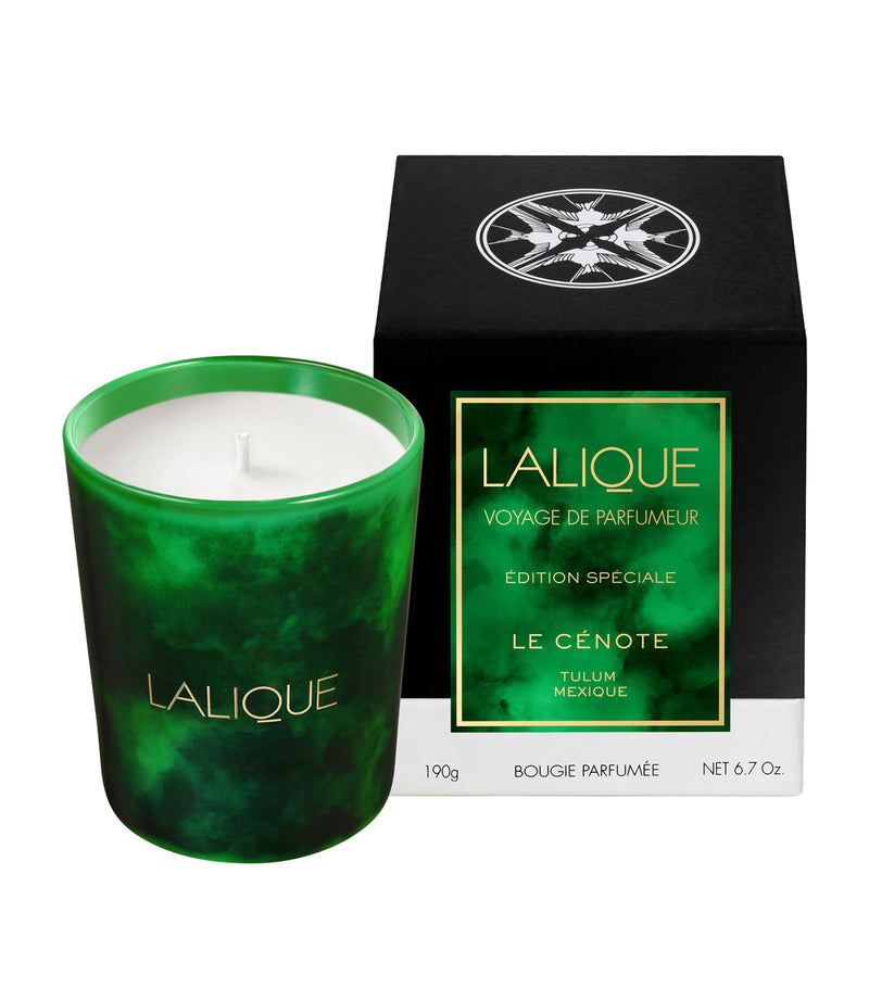 Lalique scented candle Le Cenote Voyage 190g, UK version