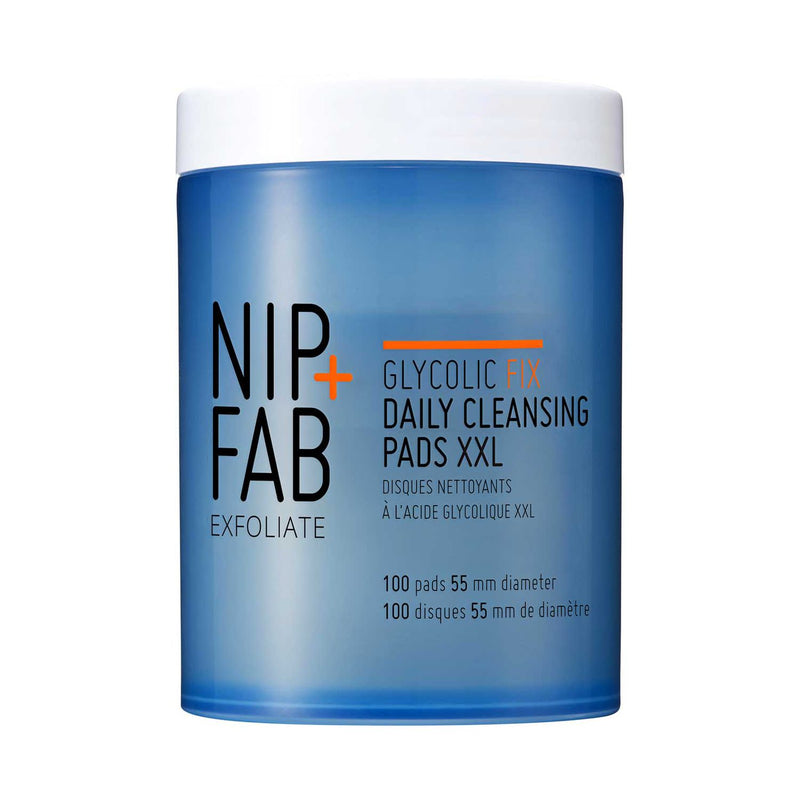 Nip+Fab Glycolic Fix Cleansing Pads 100 Pads, imported from the UK