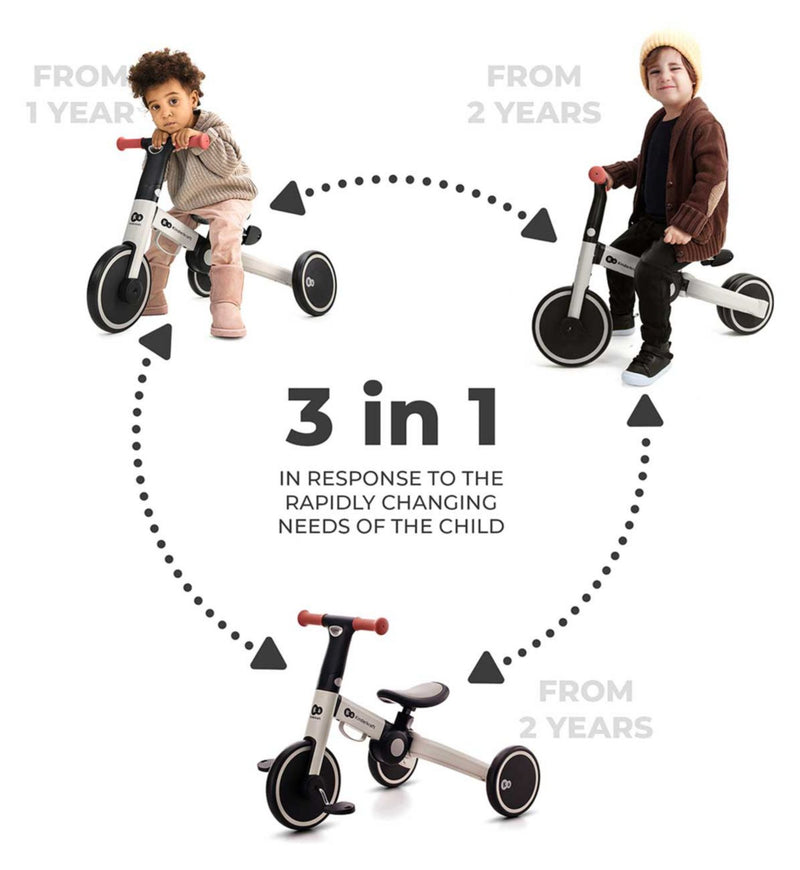 Kinderkraft 4Trike Silver Grey children's bike, UK version