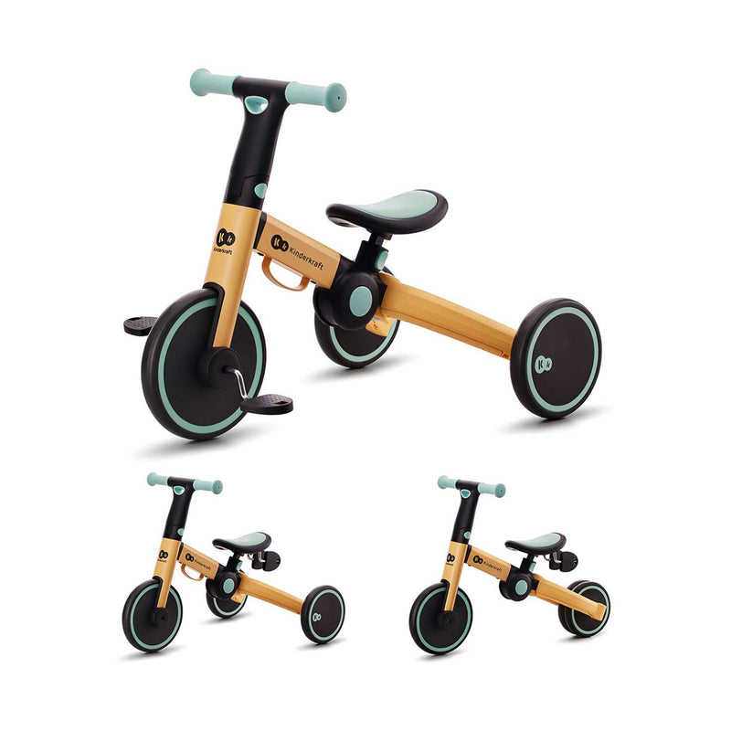 Kinderkraft 4Trike balance bike tricycle sunflower blue, imported from the UK